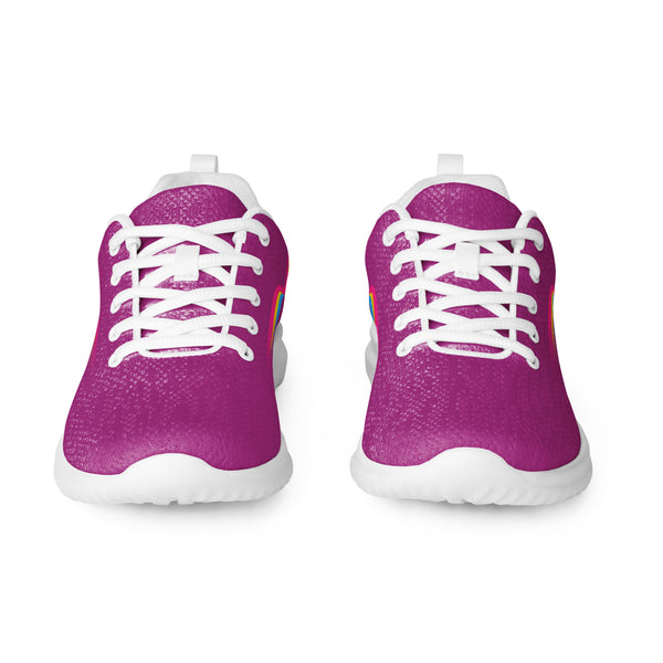 Original Pansexual Pride Colors Purple Athletic Shoes - Men Sizes