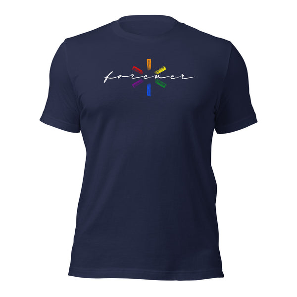 Forever Proud Artistic LGBTQ+ Unisex T-Shirt