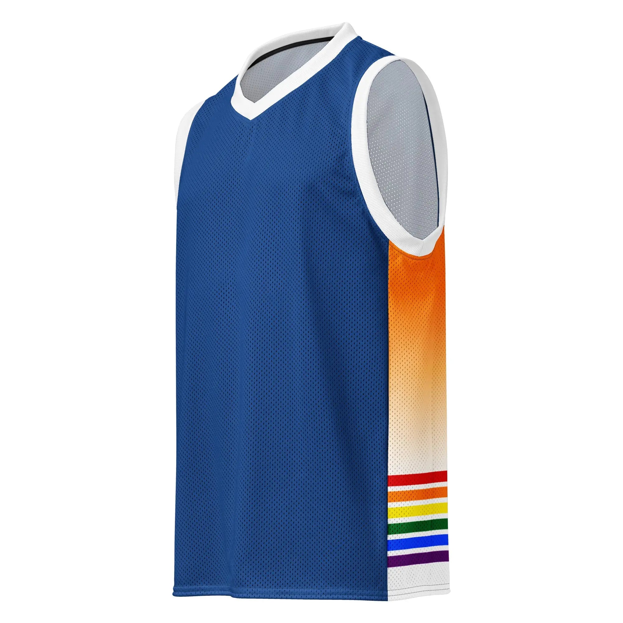 Athletic Gay Pride Tank Top with Side Rainbow Stripes – PRIDE7®