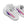 Cargar imagen en el visor de la galería, Genderfluid Pride Colors Modern White Athletic Shoes - Men Sizes
