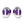 Cargar imagen en el visor de la galería, Genderfluid Pride Colors Modern Purple Athletic Shoes - Men Sizes

