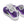 Cargar imagen en el visor de la galería, Genderqueer Pride Colors Modern Purple Athletic Shoes - Men Sizes
