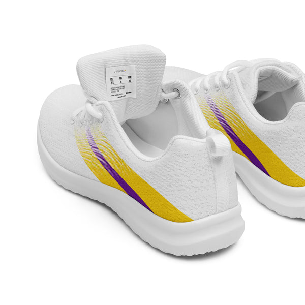 Intersex Pride Colors Modern White Athletic Shoes - Men Sizes