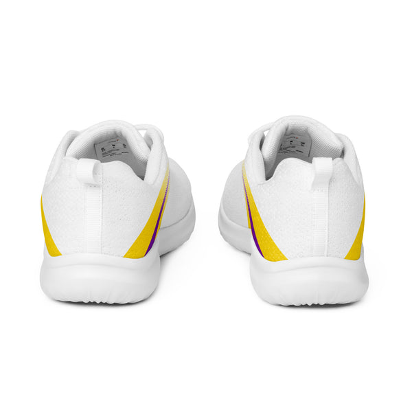 Intersex Pride Colors Modern White Athletic Shoes - Men Sizes