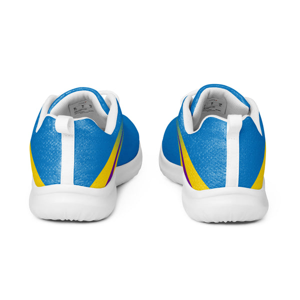 Intersex Pride Colors Modern Blue Athletic Shoes - Men Sizes