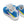 Cargar imagen en el visor de la galería, Non-Binary Pride Colors Modern Blue Athletic Shoes - Men Sizes
