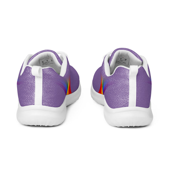 Gay Pride Colors Original Purple Athletic Shoes - Men Sizes