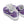 Cargar imagen en el visor de la galería, Original Asexual Pride Colors Purple Athletic Shoes - Men Sizes
