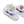 Cargar imagen en el visor de la galería, Original Bisexual Pride Colors White Athletic Shoes - Men Sizes

