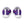 Carica l&#39;immagine nel Visualizzatore galleria, Original Bisexual Pride Colors Purple Athletic Shoes - Men Sizes
