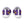Charger l&#39;image dans la galerie, Original Intersex Pride Colors Purple Athletic Shoes - Men Sizes
