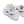 Carregar imagem no visualizador da galeria, Original Omnisexual Pride Colors White Athletic Shoes - Men Sizes
