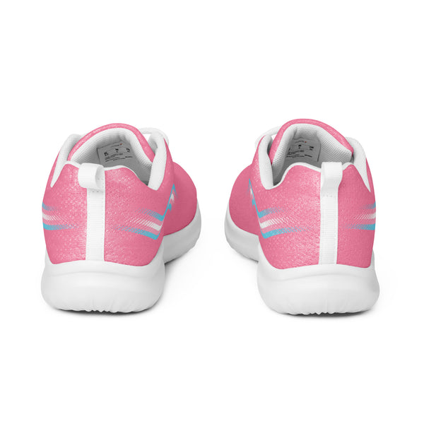 Original Transgender Pride Colors Pink Athletic Shoes - Men Sizes