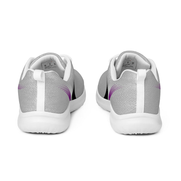 Asexual Pride Colors Original Gray Athletic Shoes