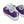 Cargar imagen en el visor de la galería, Bisexual Pride Colors Original Purple Athletic Shoes
