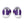 Cargar imagen en el visor de la galería, Genderfluid Pride Colors Original Purple Athletic Shoes
