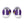 Carica l&#39;immagine nel Visualizzatore galleria, Intersex Pride Colors Original Purple Athletic Shoes
