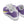 Carregar imagem no visualizador da galeria, Non-Binary Pride Colors Original Purple Athletic Shoes

