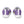 Carica l&#39;immagine nel Visualizzatore galleria, Non-Binary Pride Colors Original Purple Athletic Shoes
