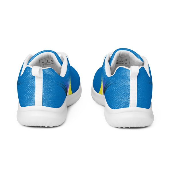 Non-Binary Pride Colors Original Blue Athletic Shoes