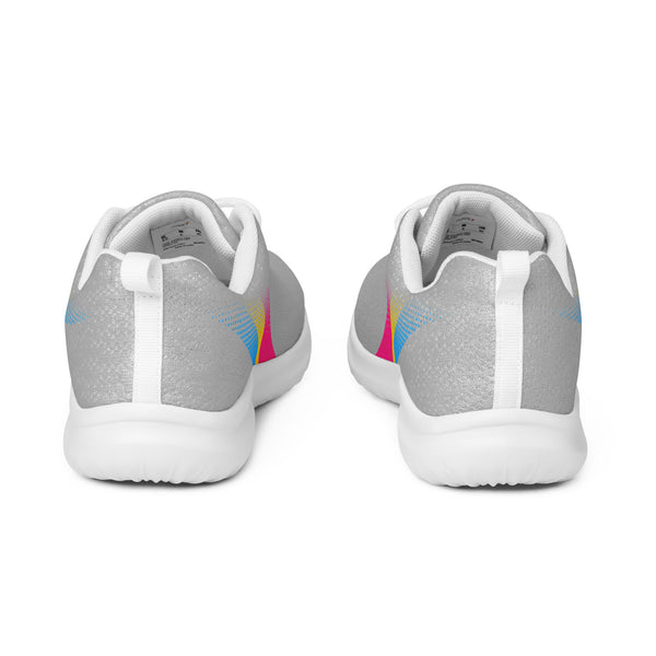 Pansexual Pride Colors Original Gray Athletic Shoes