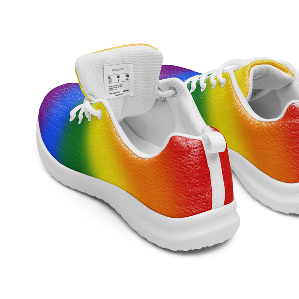 Gay Pride Colors Athletic Shoes