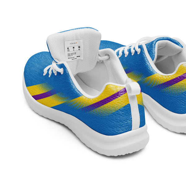 Modern Intersex Pride Blue Athletic Shoes