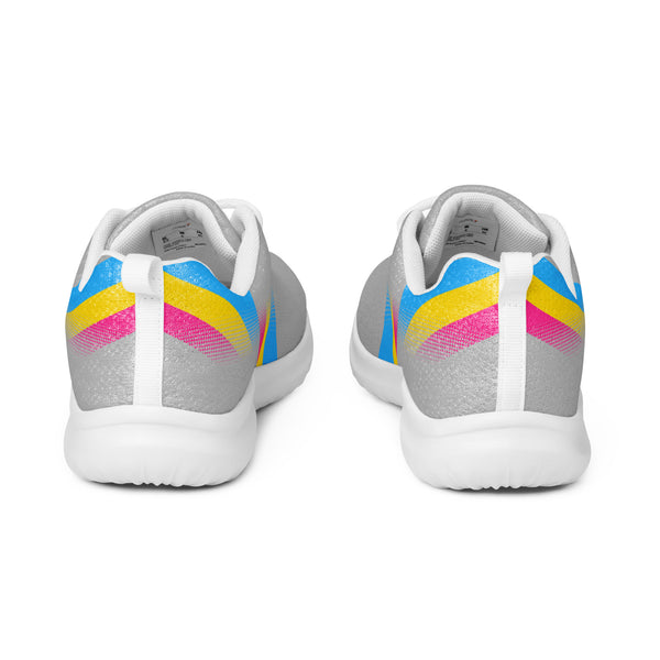Modern Pansexual Pride Gray Athletic Shoes