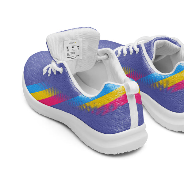 Modern Pansexual Pride Blue Athletic Shoes
