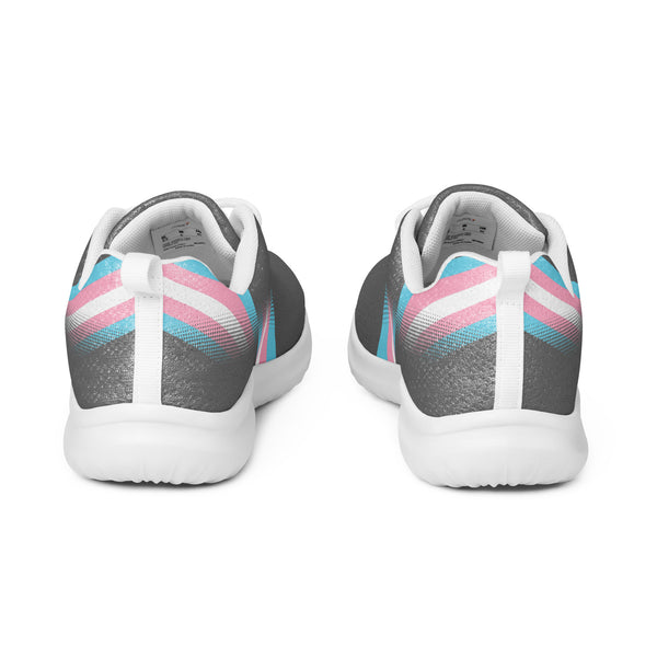 Modern Transgender Pride Gray Athletic Shoes