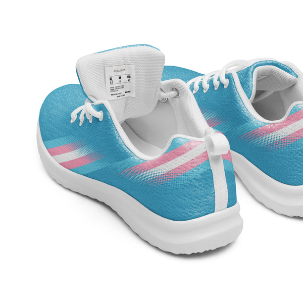 Modern Transgender Pride Blue Athletic Shoes