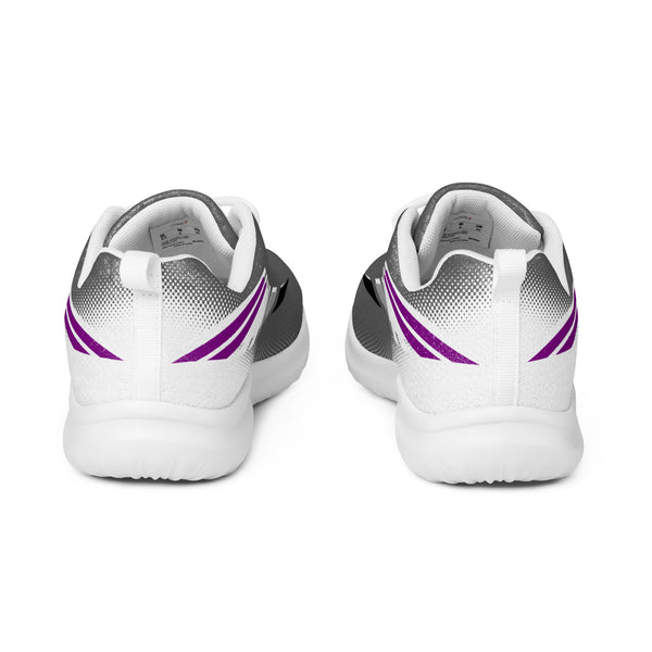 Asexual Pride Modern Gray Athletic Shoes