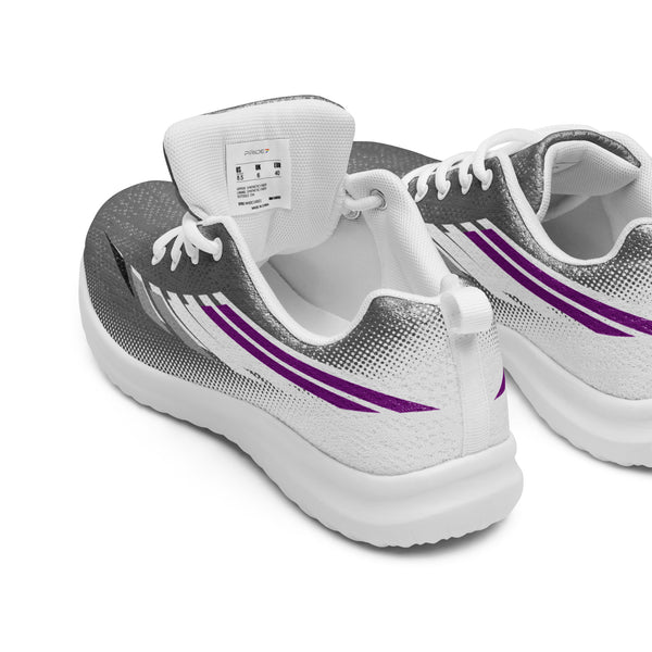 Asexual Pride Modern Gray Athletic Shoes