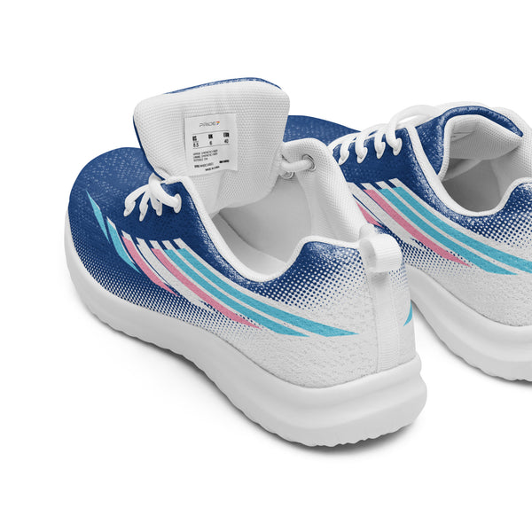 Transgender Pride Modern Blue Athletic Shoes