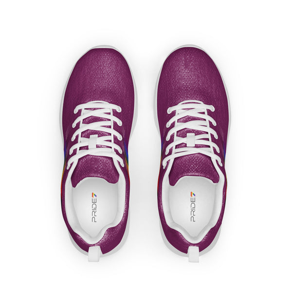 Ally Pride Colors Modern Purple Athletic Shoes - Men Sizes