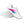 Load image into Gallery viewer, Bisexual Pride Colors Modern White Athletic Shoes - Men Sizes
