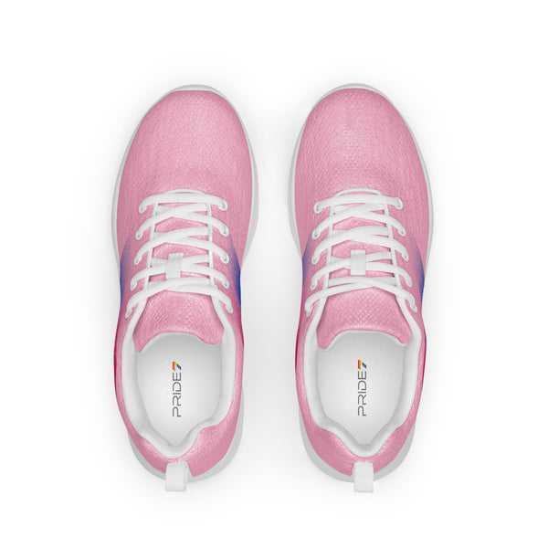 Bisexual Pride Colors Modern Pink Athletic Shoes - Men Sizes