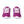Load image into Gallery viewer, Genderfluid Pride Colors Modern Violet Athletic Shoes - Men Sizes
