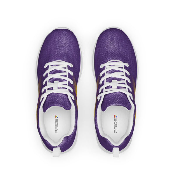 Intersex Pride Colors Modern Purple Athletic Shoes - Men Sizes