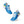 Carica l&#39;immagine nel Visualizzatore galleria, Non-Binary Pride Colors Modern Blue Athletic Shoes - Men Sizes
