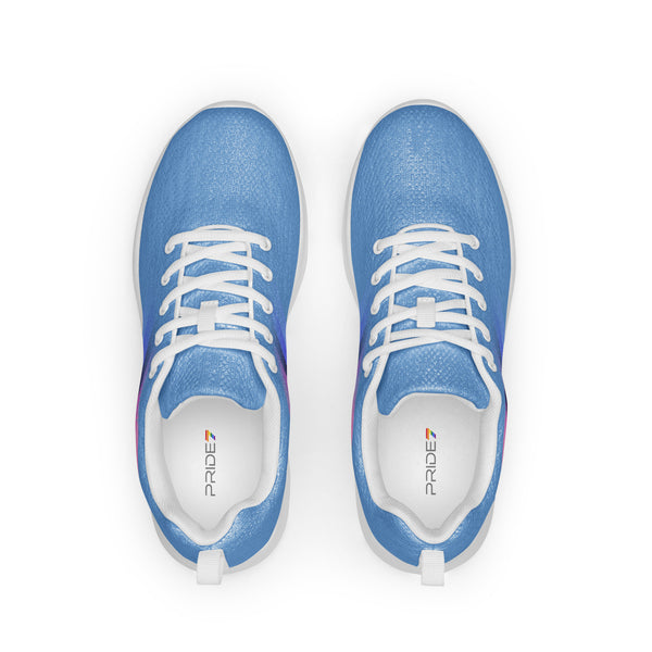 Omnisexual Pride Colors Modern Blue Athletic Shoes - Men Sizes