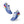 Cargar imagen en el visor de la galería, Pansexual Pride Colors Modern Blue Athletic Shoes - Men Sizes
