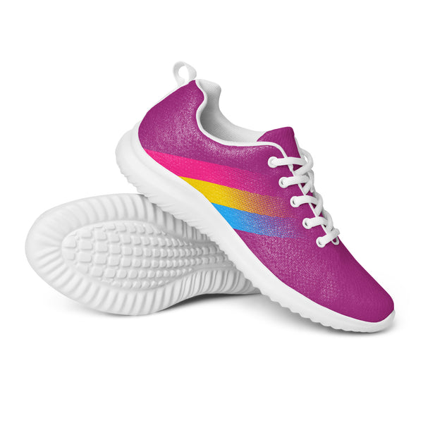 Pansexual Pride Colors Modern Purple Athletic Shoes - Men Sizes