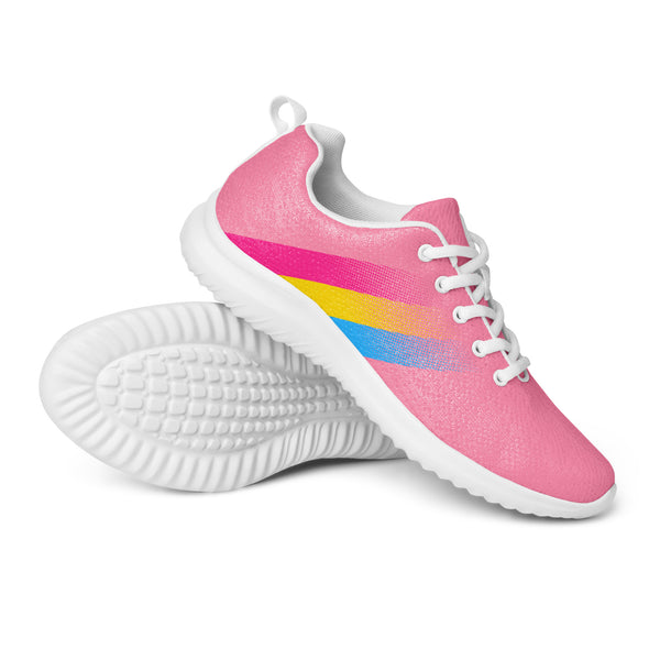 Pansexual Pride Colors Modern Pink Athletic Shoes - Men Sizes