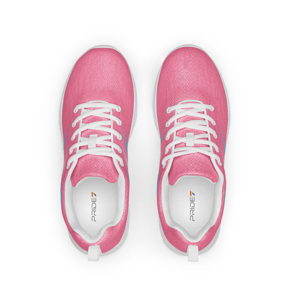 Transgender Pride Colors Modern Pink Athletic Shoes - Men Sizes