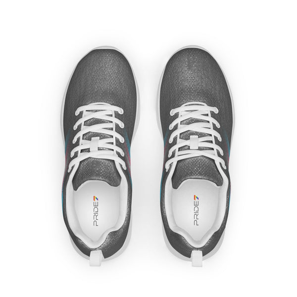 Transgender Pride Colors Modern Gray Athletic Shoes - Men Sizes