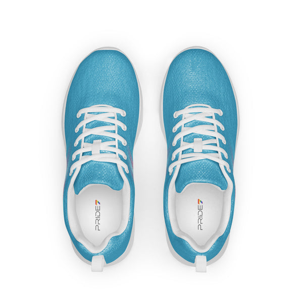 Transgender Pride Colors Modern Blue Athletic Shoes - Men Sizes