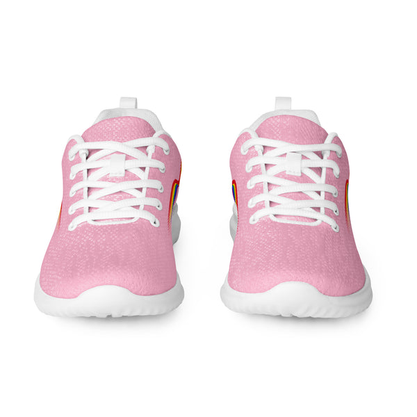 Original Gay Pride Colors Pink Athletic Shoes - Men Sizes