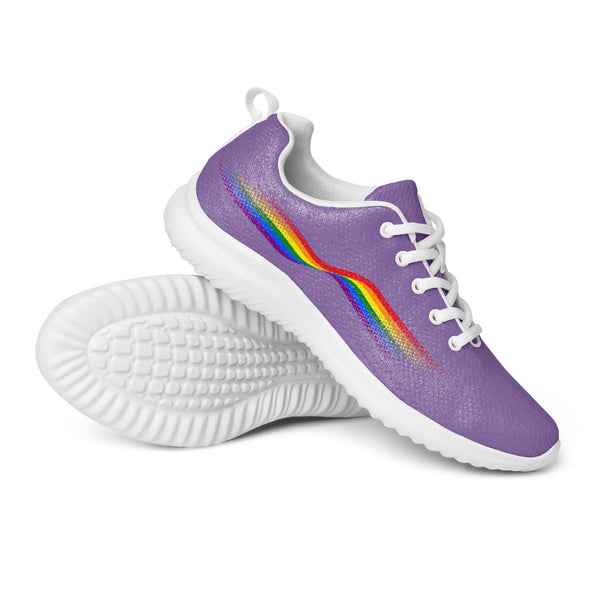 Original Gay Pride Colors Purple Athletic Shoes - Men Sizes