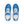 Load image into Gallery viewer, Original Gay Pride Colors Blue Athletic Shoes - Men Sizes
